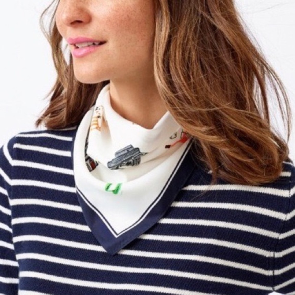 J.Crew 🇬🇧 London Print Bandana